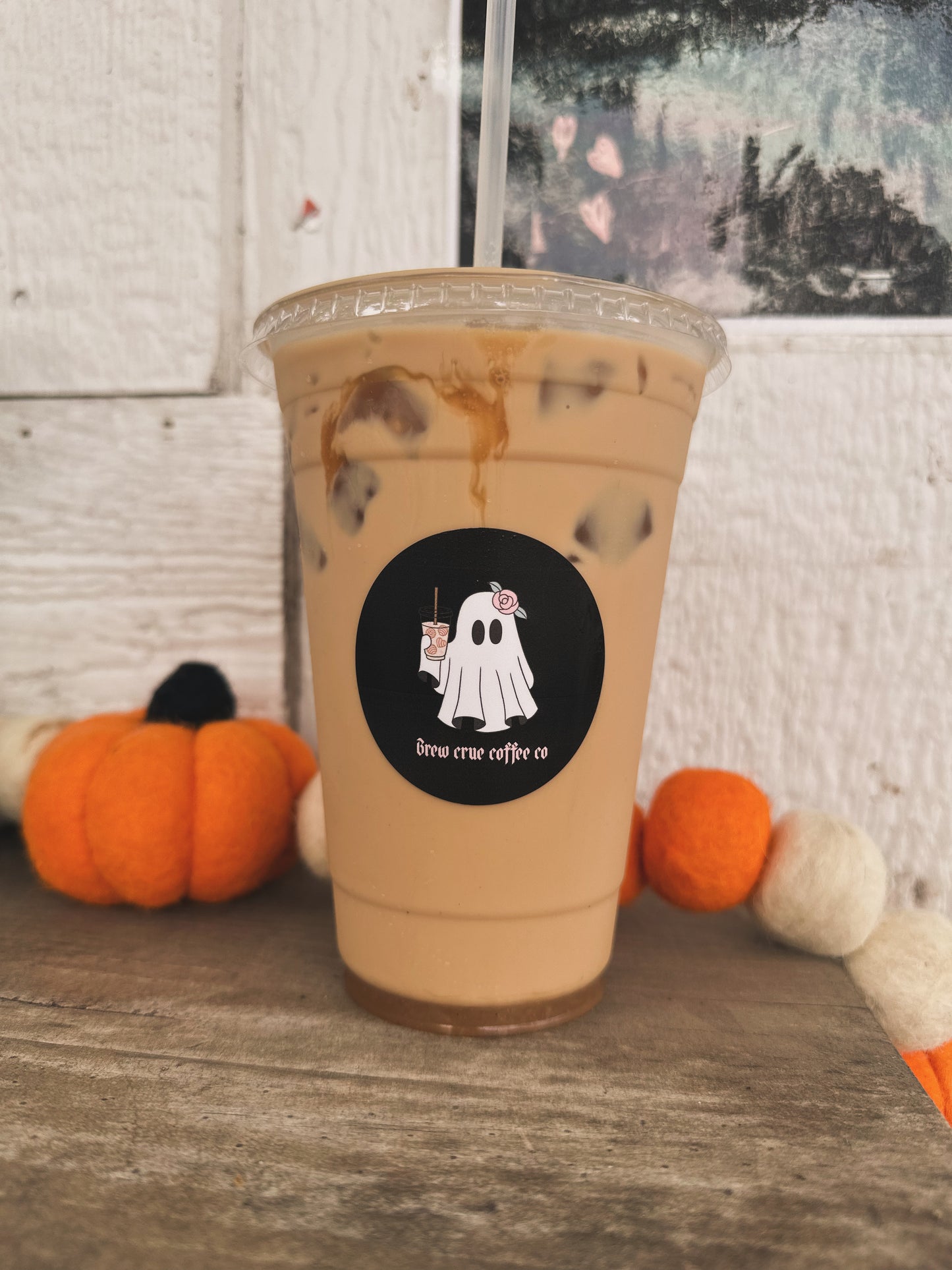 White chocolate pumpkin latte 20oz